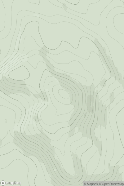 Thumbnail image for Meall an Tarmachain [Moidart and Ardnamurchan] showing contour plot for surrounding peak